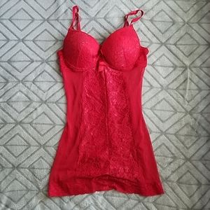 Red Lingerie Dress